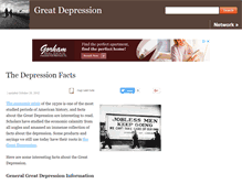 Tablet Screenshot of great-depression-facts.com
